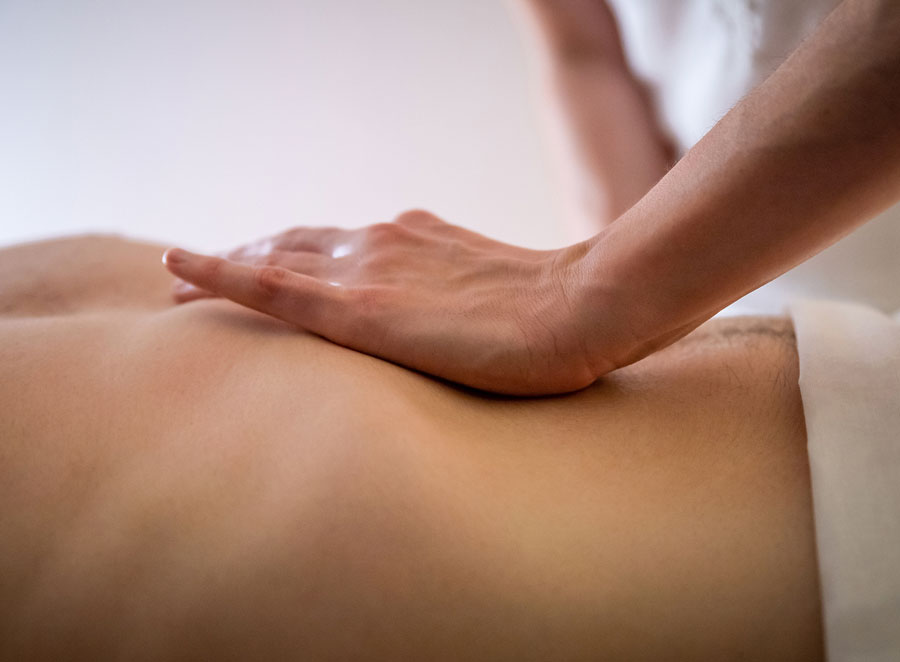 person undergoing massage therapy edison, nj